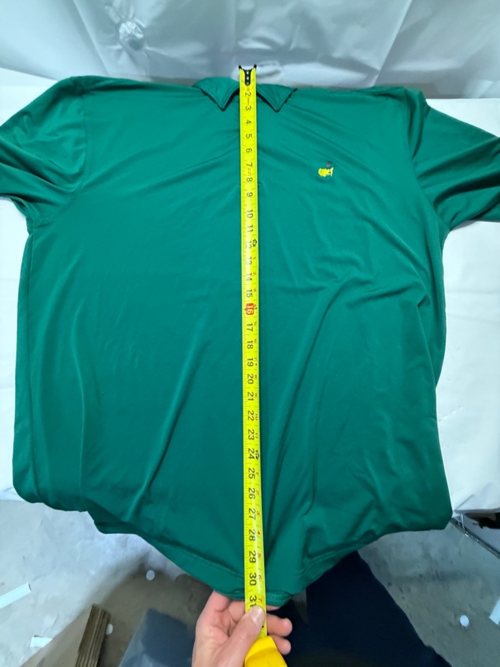 Masters Green Polo with Yellow Logo - Picture 9 of 9